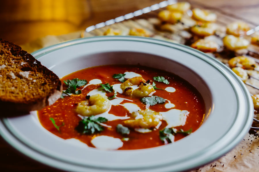 sopa de tomate