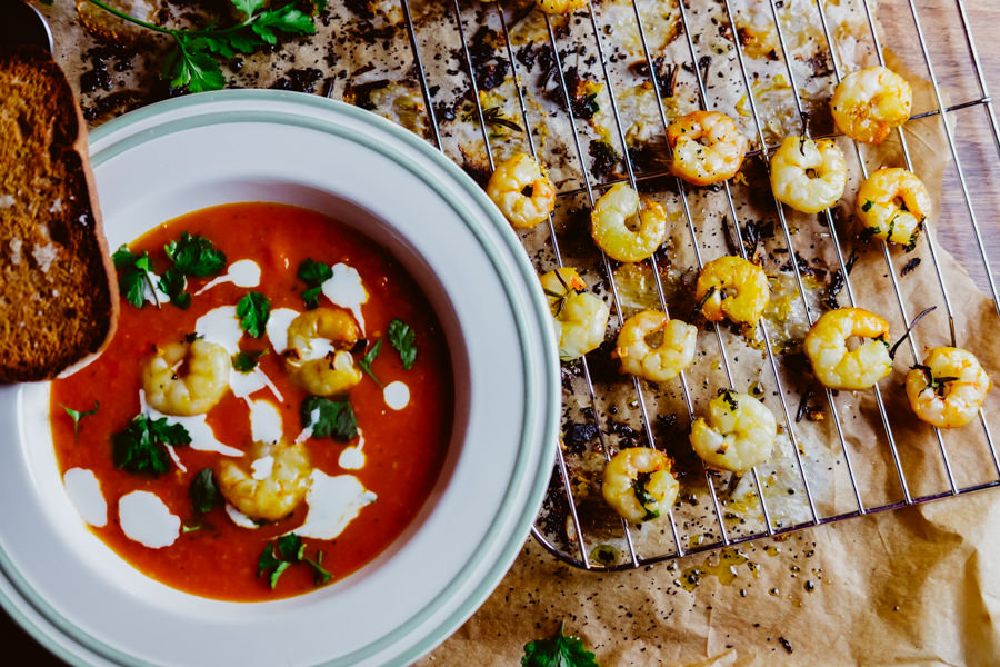 sopa de tomate